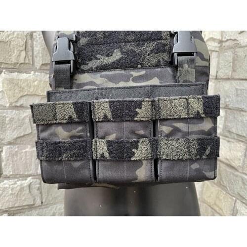 Tactical LV119 FCSK AVS Vest Magazine Pouch Airsoft Ammo Clip Bag Gear Multicam Molle Mag Pouch Expansion Conversion Panel