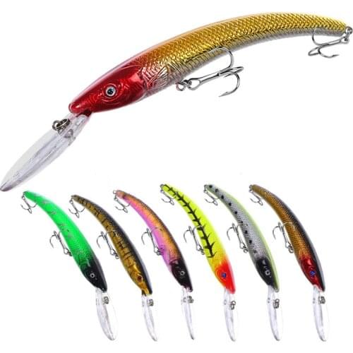 1Pcs 15.5cm 16.5g Wobbler Fishing Lure Big Bend Crankbait Minnow Peche Bass Trolling Artificial Bait Bass Pike Outdoor Fishing