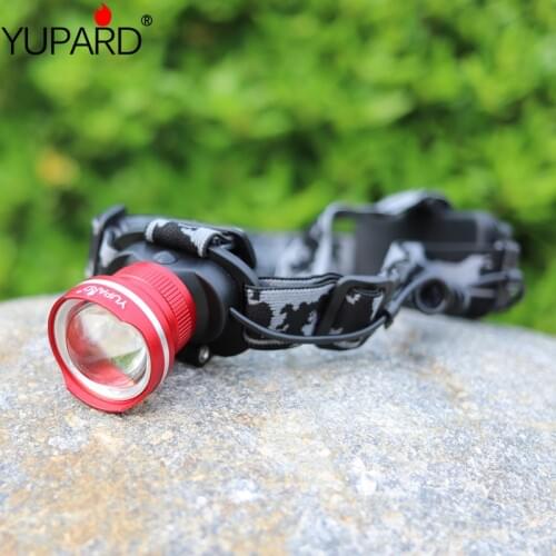 YUPARD CREE XML XM-L2 LED T6 LED 3 Mode Waterproof Zoom HeadLight Focus Front Light outdoor camping fishing