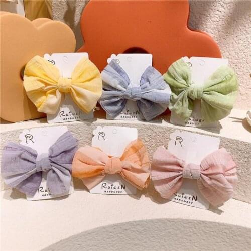 Bow Hair Clips Baby Girls Hair Pins Hair Accessories Butterfly Hair Grips Kids Hair Wear Children Hair Styling Tools Barrettes