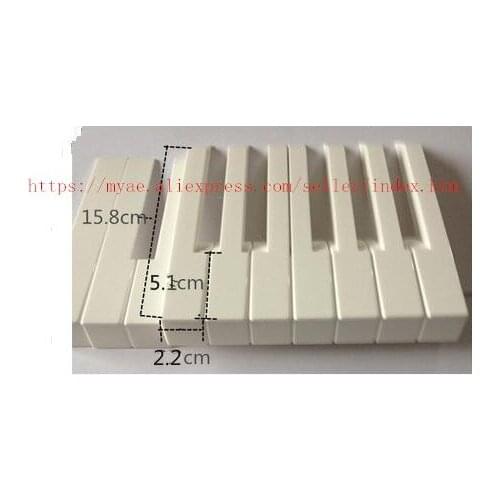 1 set of piano tuning tools piano keyboard repair accessories white keyboard =52
