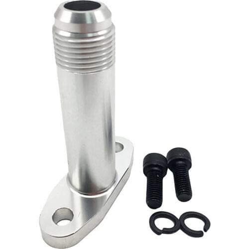 10 AN Turbo Drain Fitting With M8x1.25mm bolts and O ring For T3/T4/T04B Turbochargers Flange and Precision