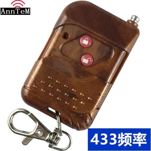 433 RF wireless remote control handle wood grain with antenna wireless remote control switch accessories