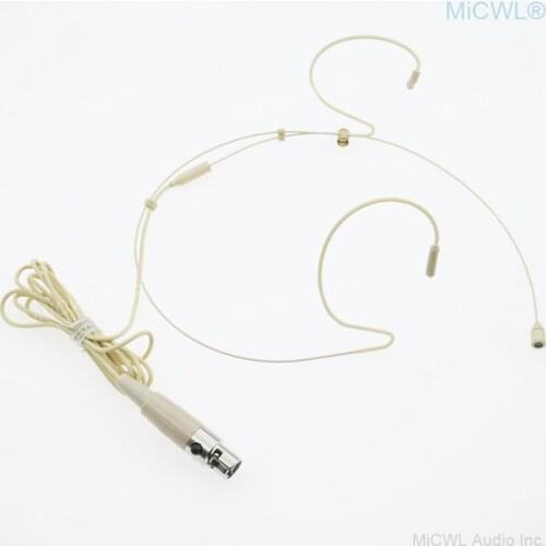 Professional Ear Hanging Headset Microphone For Shure ULX SLX UR PGX UT Wireless Microphone System TA4F mini Lockable