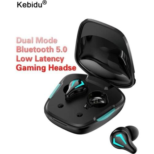 TWS Wireless Bluetooth Headphones Low Latency Stereo Earphones Waterproof Headset In Ear Music Earbuds with Mic for All phones