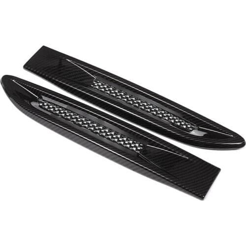Carbon Fiber Side Fender Air Vent Outlet Cover Trim Decoration for Jaguar XF XE F-Pace X761 Accessories Set of 2Pcs