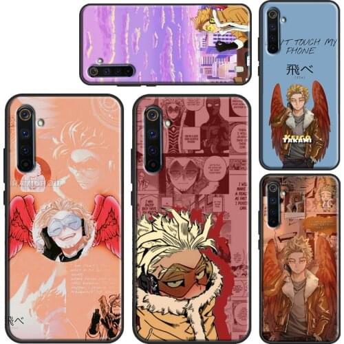 Hawks Keigo Takami Bnha Case For OnePlus 9 8 Pro Nord 7T 8T 9R Cover For Realme C3 C21 C11 C15 GT Neo 6 7 8 Q3 Pro