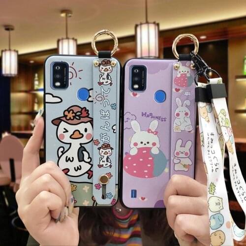 Black Case For Woman Phone Case For ZTE Blade A51 TPU Anti-dust Cute New Arrival For men Anime