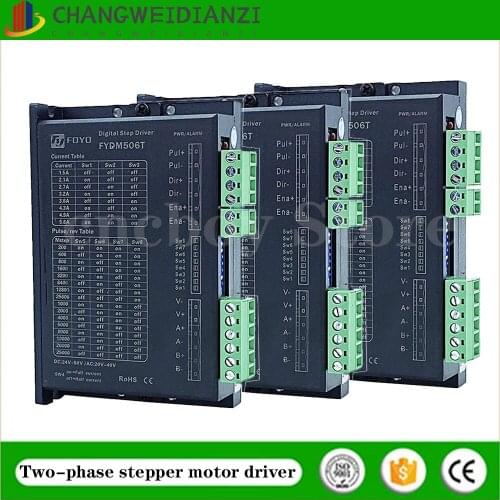 Digital stepper motor driver (two-phase)-FYDM506T NEMA23/34 stepper motor controller DC24V-50V brand new