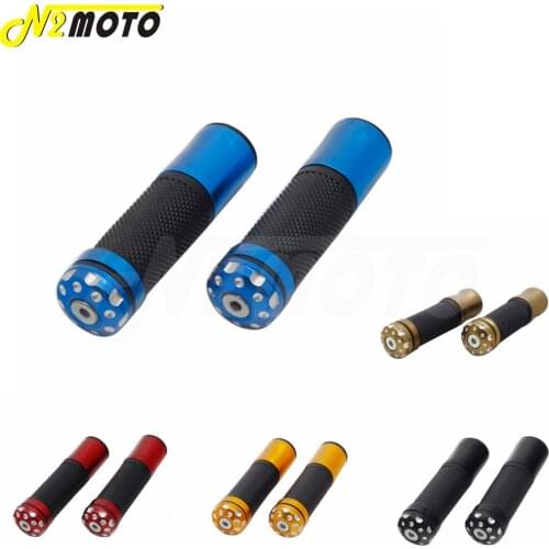 For Kawasaki Honda Suzuki Yamaha Harley Dirt Bike 22mm 7/8 " Motorcycle Anti-slip Handle Grip Lock Bar Rubber Handlebar Grips