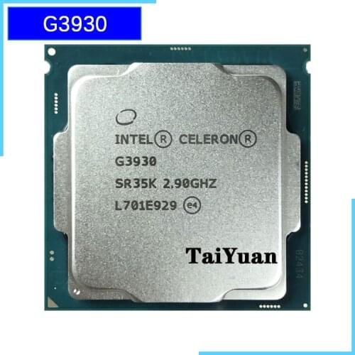 Intel Celeron G3930 2.9 GHz Dual-Core Dual-Thread CPU Processor 2M 51W LGA 1151