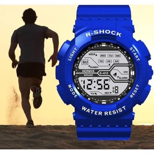 King Kong Electronic Watch Korean Student Sports Electronic Watch Waterproof LED Luminous Simple Trend Mens Watch Male