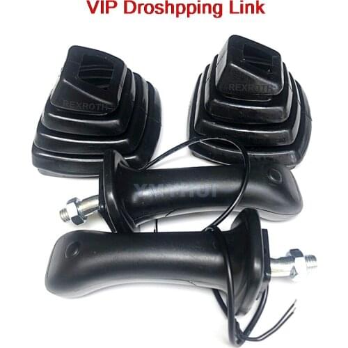 France-shipping for excavator accessories Yuchai Longgong Xugong Revo 65/75-8/80 Rexroth joystick handle glue 4 button keys 12mm