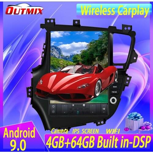 GPS Navigation for KIA K5/Optima 2010-2013 LHD DVD Player Multimedia Headunit Android 9.0 Autostereo Tesla Radio 1920*1080 USB