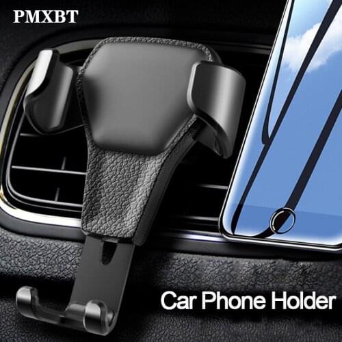 Gravity Car Holder For iPhone 12 12 mini Huawei P40 P30 P20 Xiaomi Redmi Mobile Phone Air Vent Clip Mount Mobile Cell Car Stand