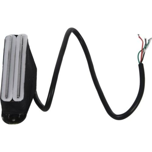 Hot 2 Pcs Pickups: 1 Pcs Electric Guitar Humbucker Pickups Bridge Alnico V Pickup Black & 1 Pcs Dual Hot Rail Blaster Humbucker