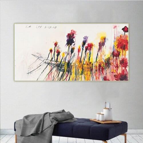 Cy Twombly《Untitled 66》Canvas Abstract Art Oil Painting Artwork Aesthetic Picture Wall Hanging Decor Home Living Room Decoration