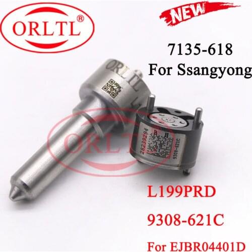 4pcs A6650170221 Injector Repair Kit 7135-618 Nozzle L199PRD Valve 9308-621C for Delphi Ssangyong Injector EJBR04401D EJBR04401Z