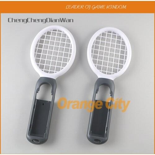 2pcs Tennis Racket Handle Controller Gaming Sensor ABS Tennis Racket Handle Controller for Nintend Switch NS ChengChengDianWan