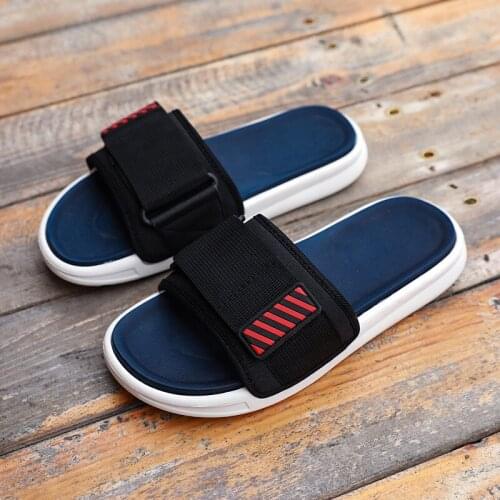 Mazefeng Summer Men Slides Slide Slippers Home Indoor Shoes House Beach Outside Slipers Slipper Sleepers Soft Hot Sale Big Size
