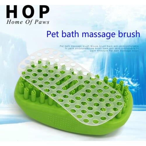 Pet bath massage brush dog magic tool comb cleaning beauty hair