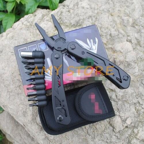 Multi Function Tool Plier Stainless Steel Carbide 22 IN 1 Folding Knife Screwdriver Camping Outdoor Portable Equipment Carry-on