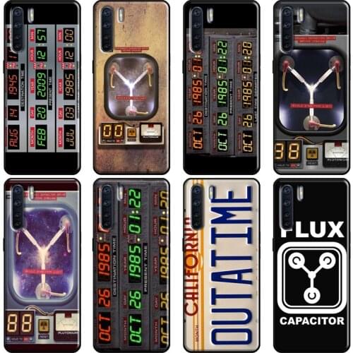 Back to the Future Flux Capacitor Soft For OPPO F5 F7 A52 A72 A1K A5S A15 A83 A91 A31 A53 A9 A5 2020 Reno 4 Pro 2Z Cover
