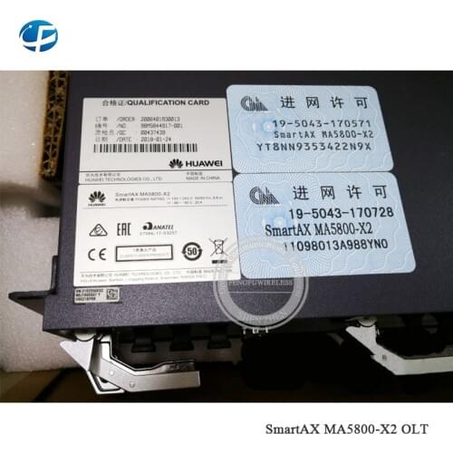 16pcs C++ SFP GPON MA5800-X2 OLT, With 2*MPSC 10G , PISC DC Power,16port GPHF