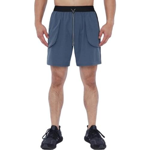 Hot 2021 New Summer Casual Shorts Mens Speed-Dry Breathable Running Five Pants Asian Size Lacing Beach Pants with Pockets