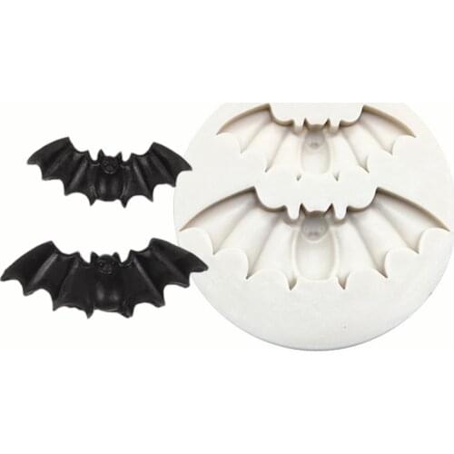 Bat Silicone Sugarcraft Mold Fondant Cake Decorating Tools Candy Clay Cupcake Chocolate Baking Mold
