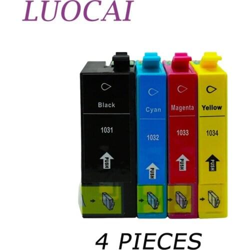 LuoCai T1031-T1034 Compatible Ink Cartridges For Epson Stylus office T40W/TX550W/TX600FW/TX510FN/TX515FN/T1100/T1110 Printers