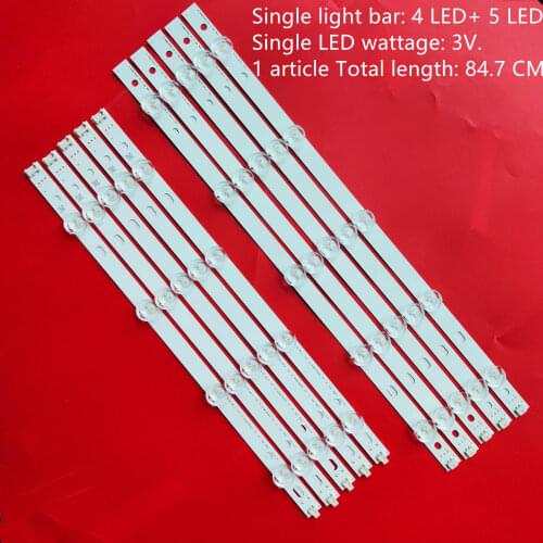 8 PCS/set LED backlight strip bar for LG LC420DUE 42LB3910 42LF620V INNOTEK DRT 3.0 42 inch A B 6916L-1709A 6916L-1710A