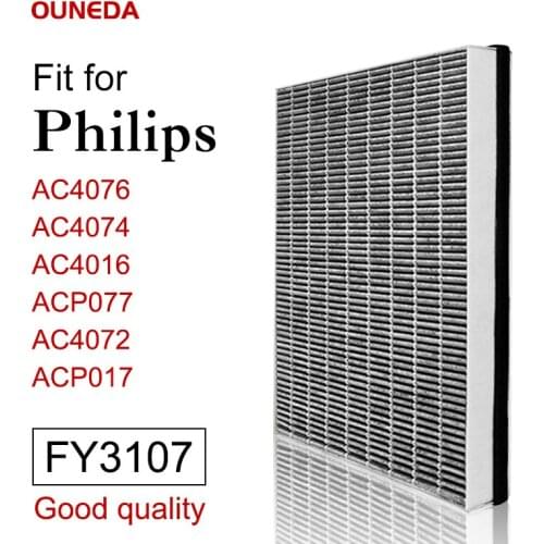 FY3107 HEPA Carbon Cloth Composite Filter Fit For Philips AC4147 AC4016 AC4076 ACP017 ACP077 AC4074