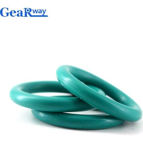 Gearway Green FKM O Ring Seal Gasket 4mm CS Fluorine Rubber O Ring Seal Washer 84/85/86/87/115/118/120mm OD O Ring Sealing
