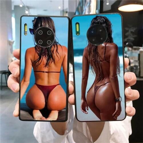 YNDFCNB Ass Butt Beach Sexy Girls Swimsuit Bikini Phone Case for Huawei Mate 20 10 9 40 30 lite pro X Nova 2 3i 7se