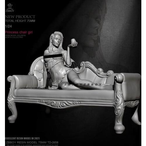 1/24 Resin model kits DIY figure self-assembled TD-2658