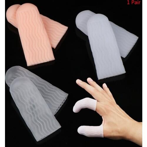 1 Pairs Non-Slip Silicone Gel Tube Bandage Finger Toe Protector Glove Sleeves Pain Relief Heated Finger Gloves