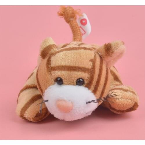 1 Pcs tiger pattern Classic toys Hot Sale cute Plush toys Fridge Magnet refrigerator Fridge Magnet stuffed animals Free Shipping