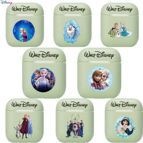 2021 Disney Frozen Soft Silicone Cases For Apple Airpods 1/2 Protective Case Bluetooth Wireless Earphone Cover For Apple Air Pod
