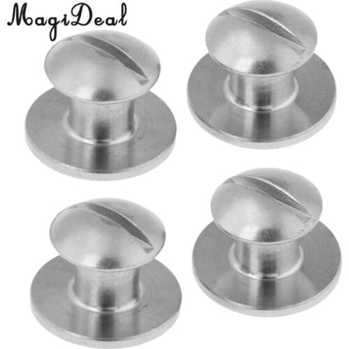 4Pcs/Set Tech Scuba Diving Backplate Pad Book Screws Hardware Accessories - Corrosion Resistant Marine Grade 316 Stainless Steel