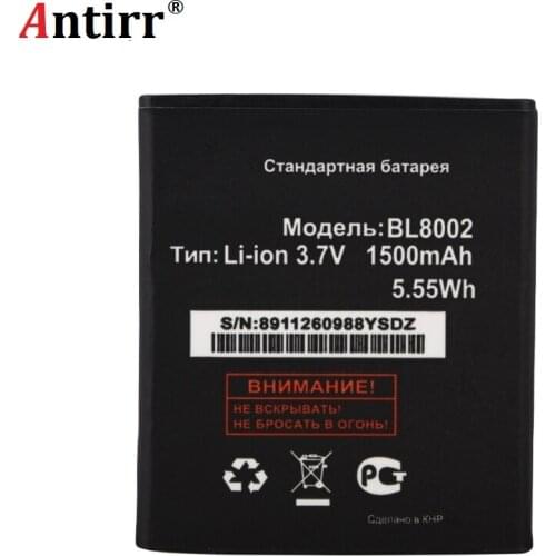 BL8002 1500mAh Battery For FLY IQ 4490I IQ4490I BL 8002 Cell Phone Replacement Accumulator in stock