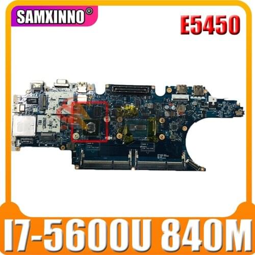 For DELL Latitude 5450 E5450 I7-5600U 840M Laptop Mainboard CN-017FG2 017FG2 ZAM71 LA-A903P SR23V N15S-GT-S-A2 DDR3 MOTHERBOARD