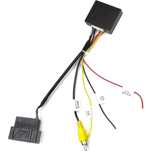 For VW Tiguan Golf 6 MAGOTAN B7L passat CC Original Rearview Camera RGB to (RCA) AV CVBS Signal Converter Adapter Android DVR