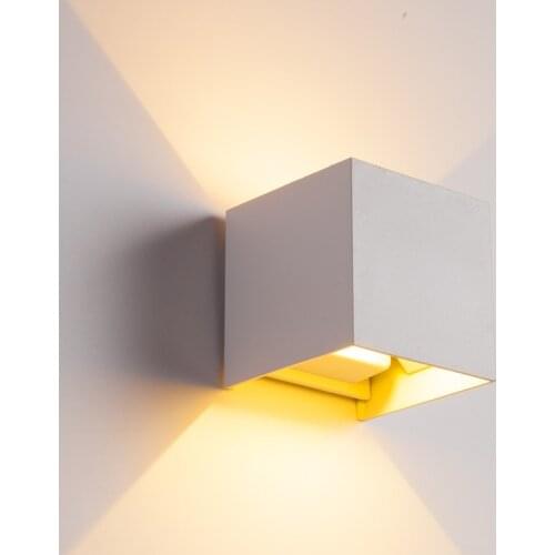 DONWEI Indoor Outdoor Waterproof 12W LED Porch Light Wall Lamp Modern Home Decor Wall Lights for Bedroom Hallway Yard Balcony