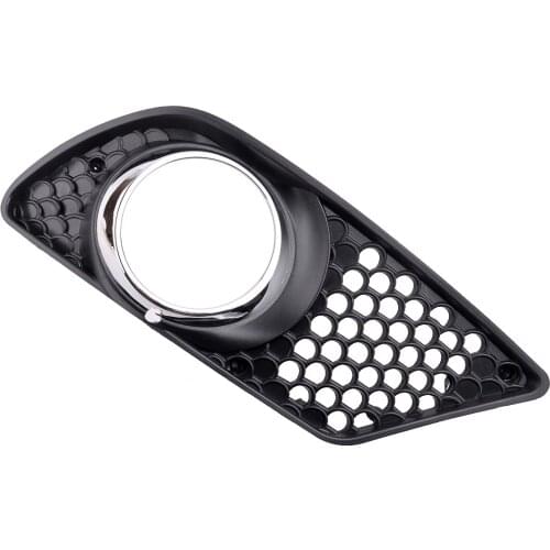 DWCX Car Front Right Bumper Fog Light Grill Cover Fit for Mercedes Benz C W204 2008 2009 2010 Pre-Facelift 2048850353