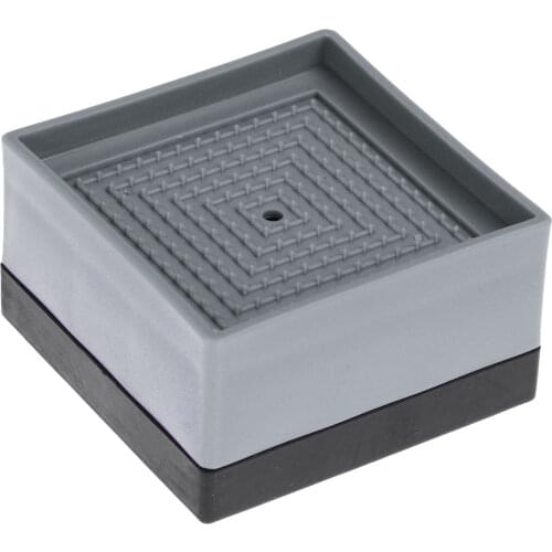 4Pc Washing Machine Pads Anti Vibration Heighten Stand Feet Mats Adjustable Bed Risers Plastic Non Slip Table Chair Legs Covers