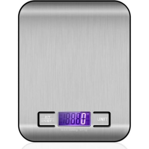 Stainless Steel Kitchen Scale Electronic Weighing 5Kg 10Kg Household Kitchen Scale Food Mini Gram Scale Jewelry Said