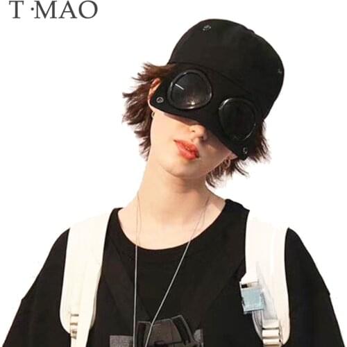 T-MAO Mens Baseball Hat Sunglasses Hat Dual-purpose Mens Caps Glasses Cap Kpop women‘s hat’ Sports Anti-UV Sun Hat
