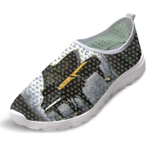 Male Causal Flats Shoes Piano Music Shoes Master piece Painting Art Print Light Weight Men Summer Sneakers Breathable Mesh Shoes