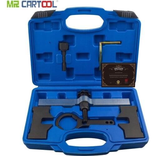 MR CARTOOL 6Pcs Engine Camshaft Alignment Timing Locking Tool Set For BMW N63 S63 N74 Vanos V8 X6M M-SERIES 550i 750i 760i